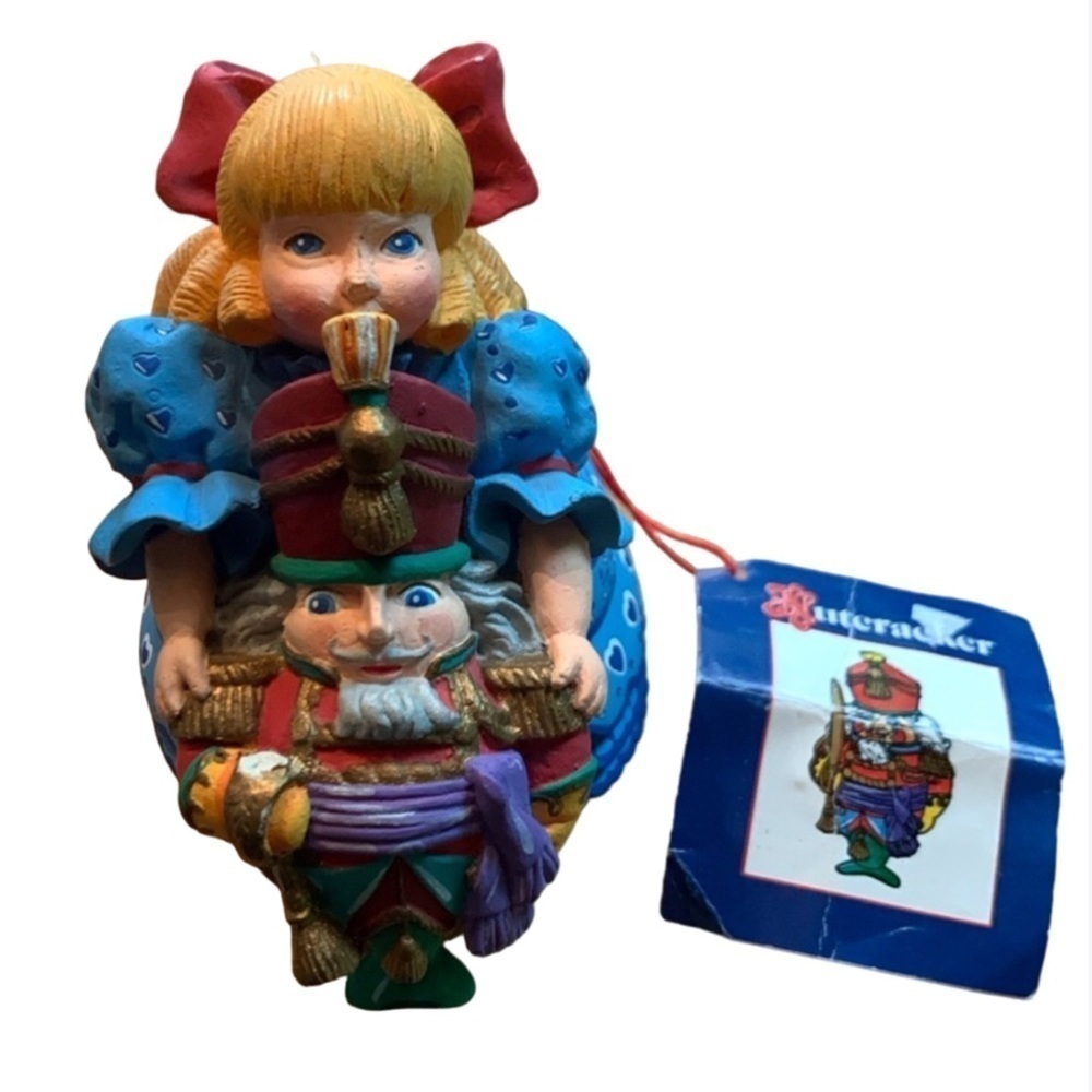 Vintage Department 56 Marie with Nutcracker ornament - flawed
